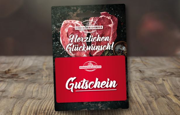 Dürrröhrsdorfer Gutschein - Herzlichen Glückwunsch!